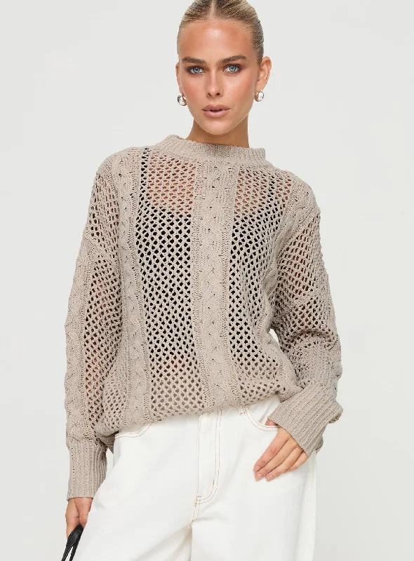 Millions Knit Sweater Beige