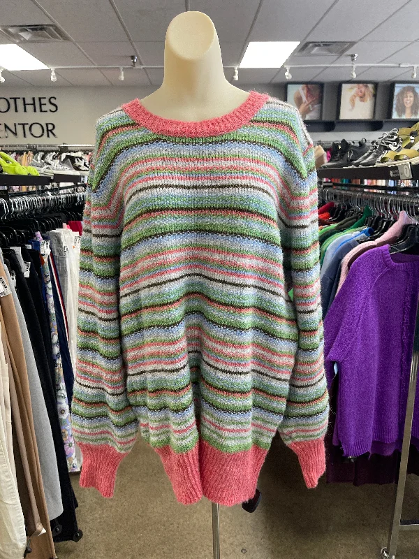 Sweater By Easel In Multi-colored, Size: L