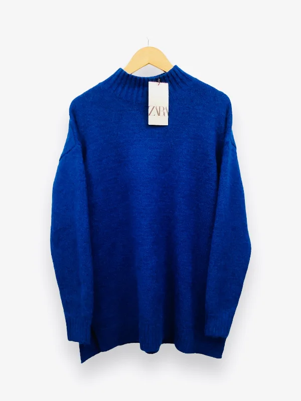 Sweater By Zara In Blue, Size: S