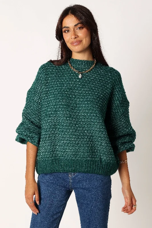 Ziggy Knit Sweater - Emerald