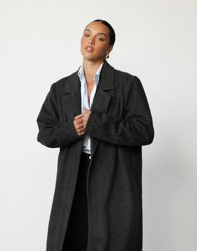 Abbey Trench Coat (Slate)