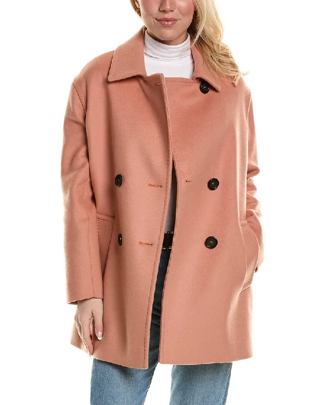 Cinzia Rocca Icons Short Wool & Cashmere-Blend Coat