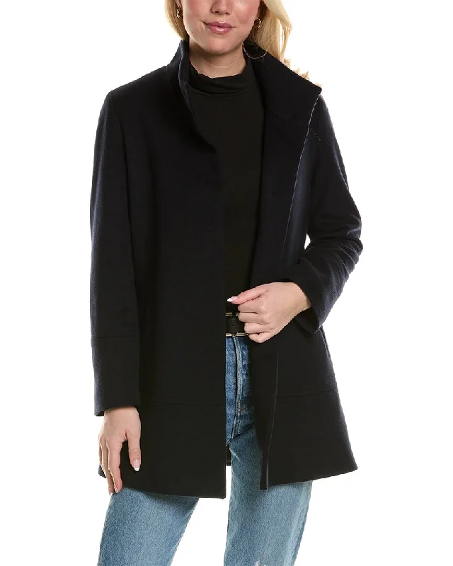 FLEURETTE Wool Car Coat