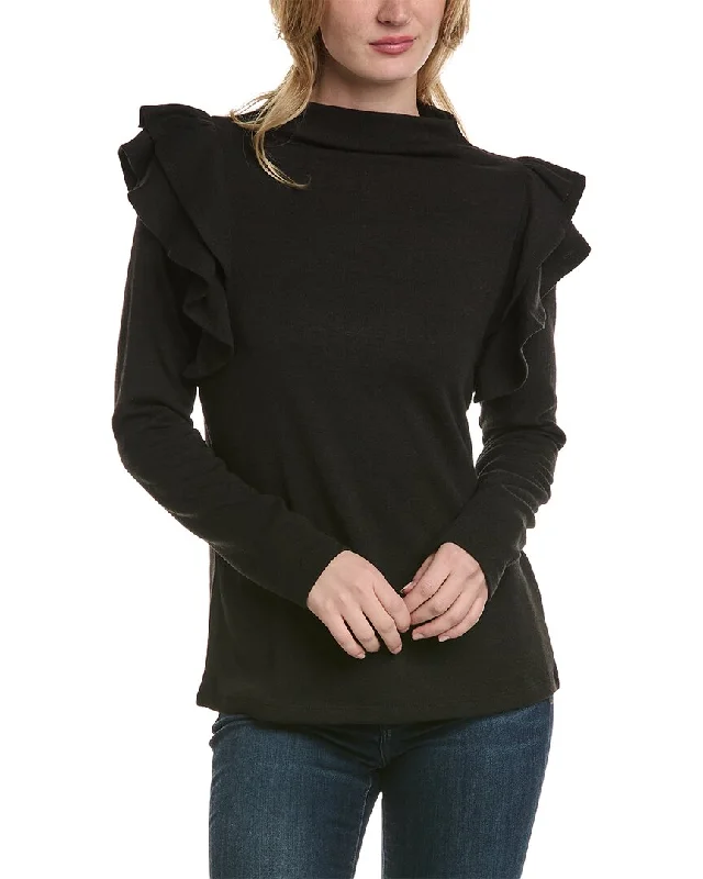 LUXE ALWAYS Ruffle Sweater