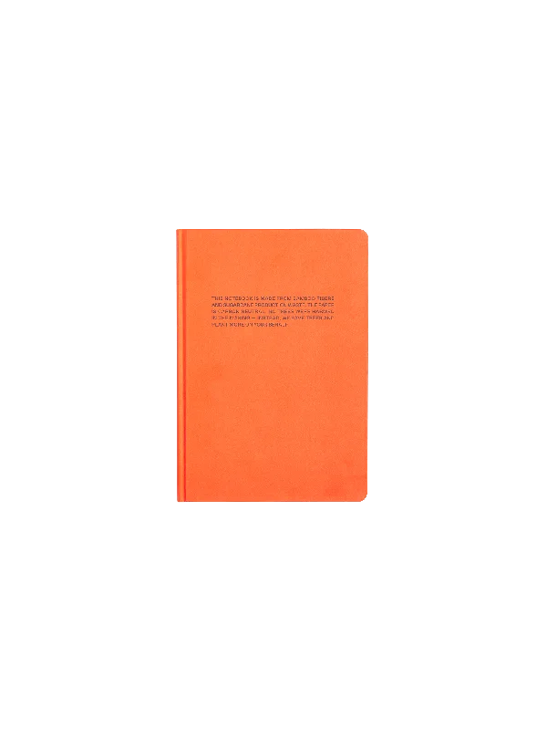 Tree Free Notebook—persimmon orange