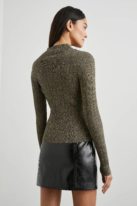 VIVIENNE SWEATER - GOLD LUREX