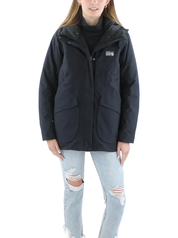 Womens Insulated Nylon Down Coat