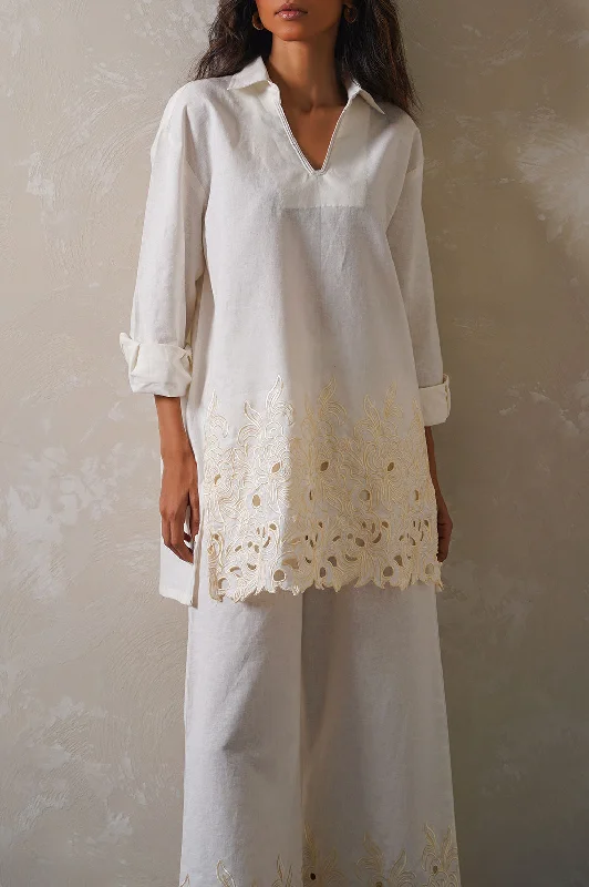 LINEN LILY TUNIC