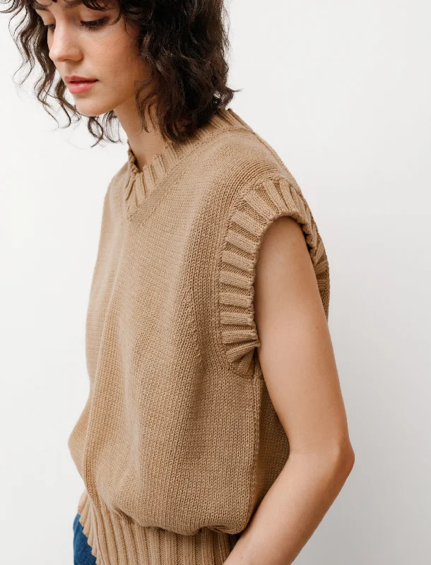 Marit Cotton Knit Biscuit