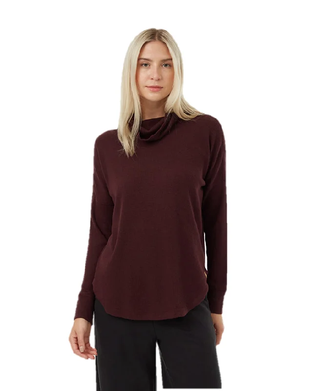 Tentree TreeWaffle Turtleneck LS - Women's