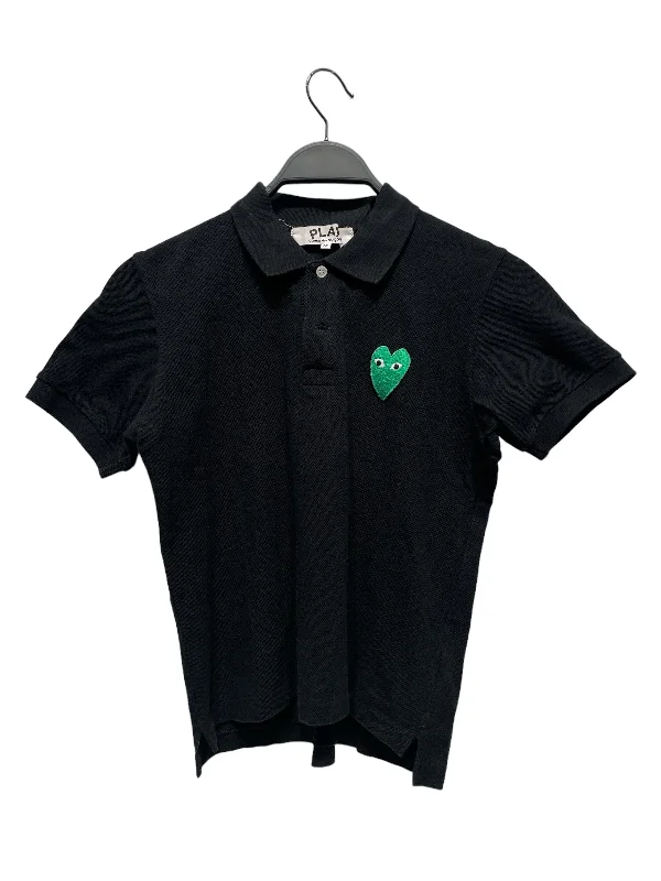 PLAY COMME des GARCONS/Polo, Rugby/M/Black/Cotton/AZ-T045