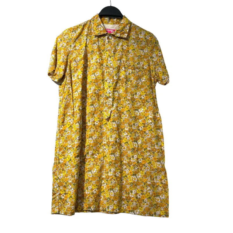 JUNYA WATANABE COMME des GARCONS/SS Shirt/S/Floral Pattern/Cotton/YEL/FLOWERS