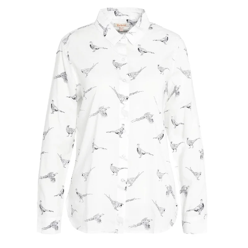 Barbour Womens Safari Shirt Pheasant Print