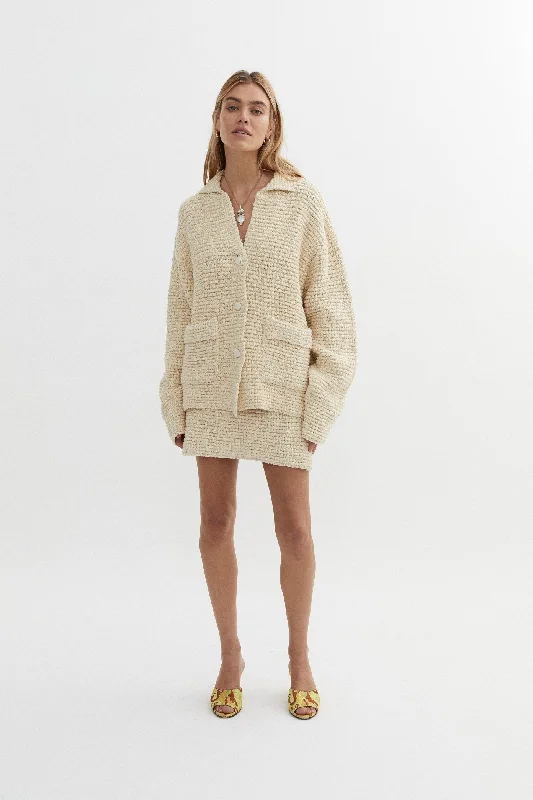 BLANCA Womens Belle Cardigan Cream