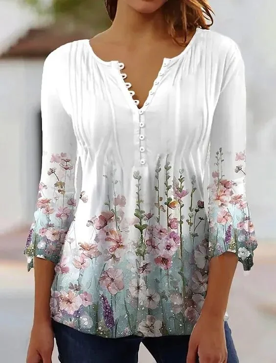 Elegant Casual Loose Chic Blouse