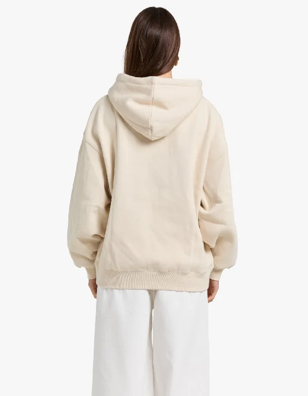 Greta Oversized Hoodie Studio - Bone