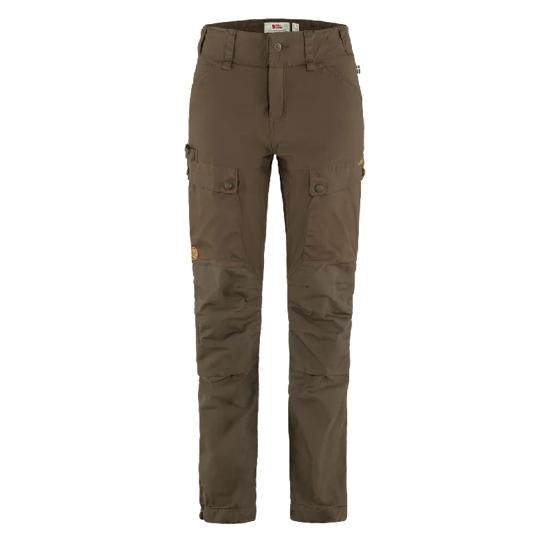 Fjallraven Womens Forest Hybrid Trousers Dark Olive