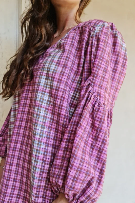 Flannel Peasant Top By Pixi Carnival