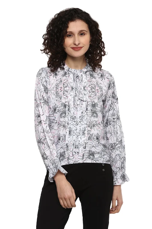 Floral Printed Full Sleeve Top