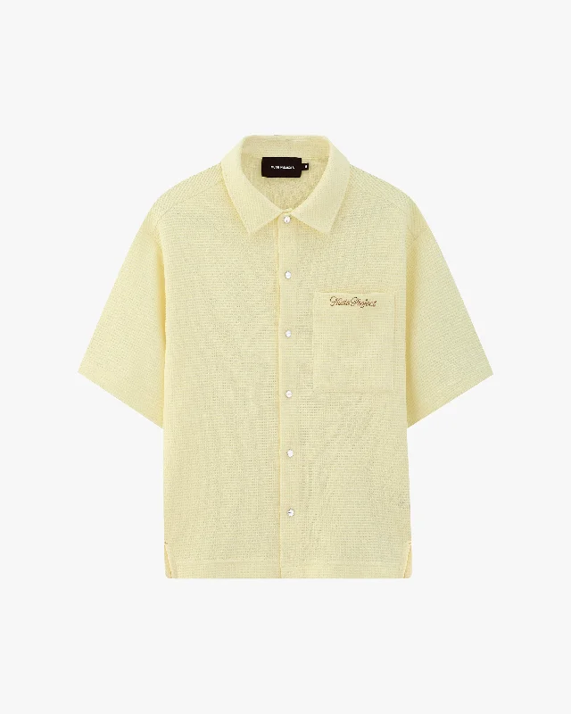 FORMENTERA WAFFLE SHIRT YELLOW