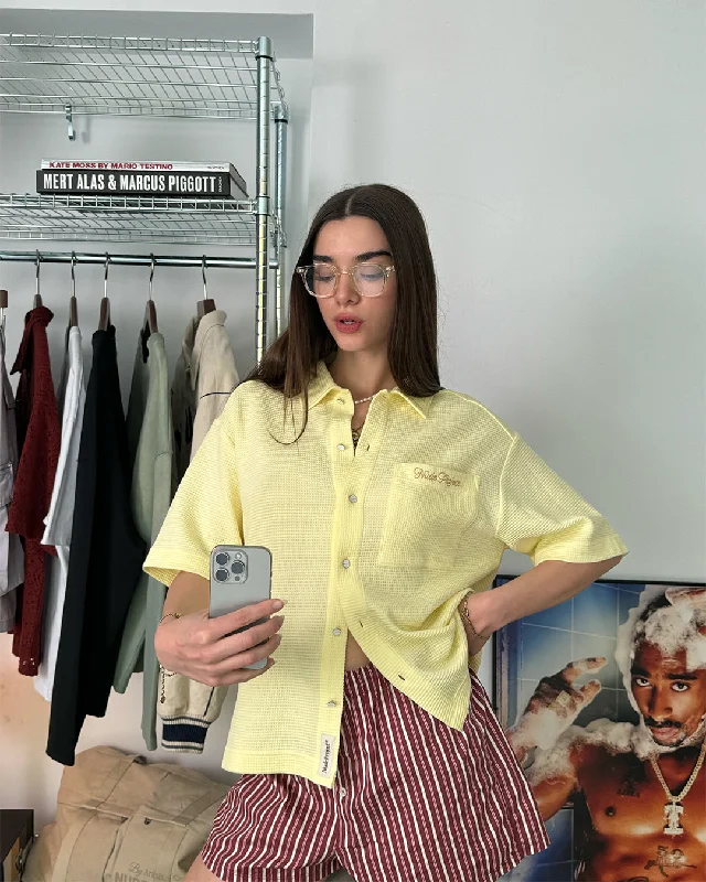 FORMENTERA WAFFLE SHIRT YELLOW