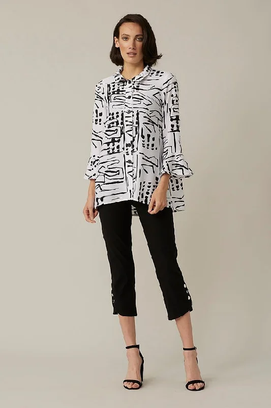 Joseph Ribkoff Printed Blouse Style Top