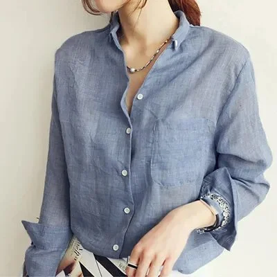 Korean Fashion White Shirt for Women