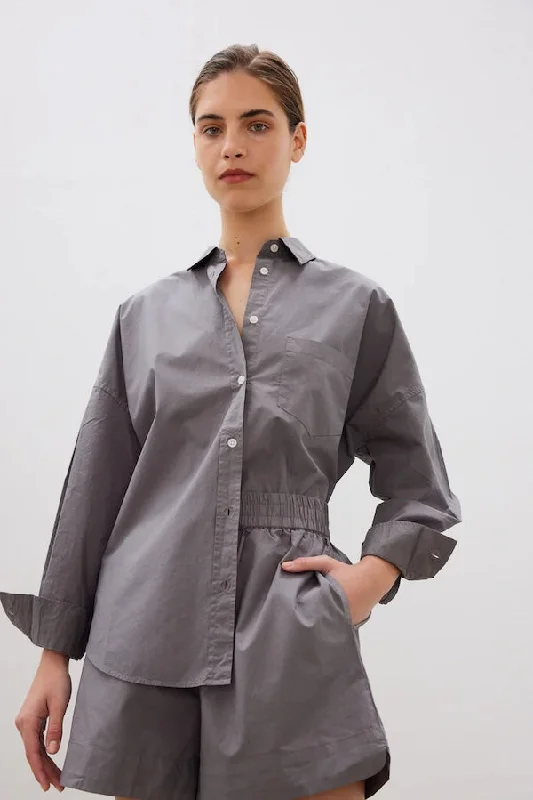 The Chiara Shirt Charcoal