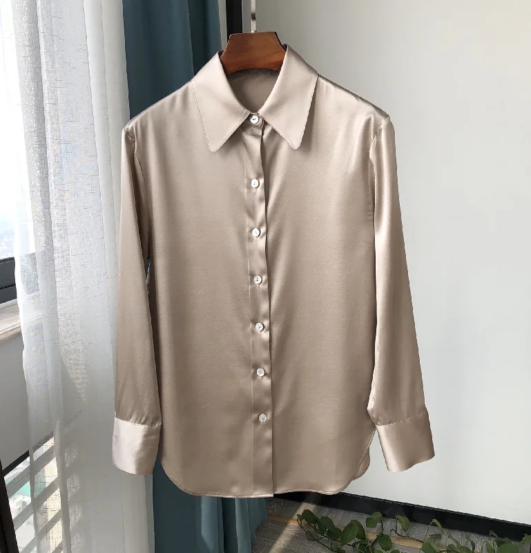 Nonothing | Luxurious silk blouse ( 4 colours )