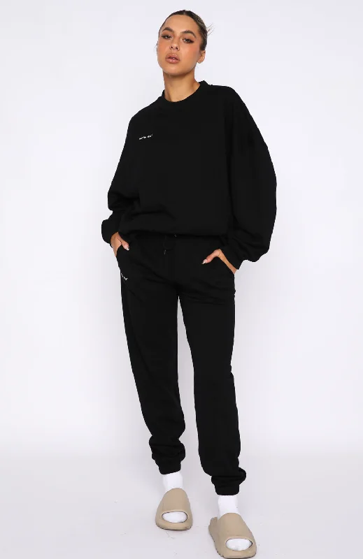 Not An Issue Sweatpants Black