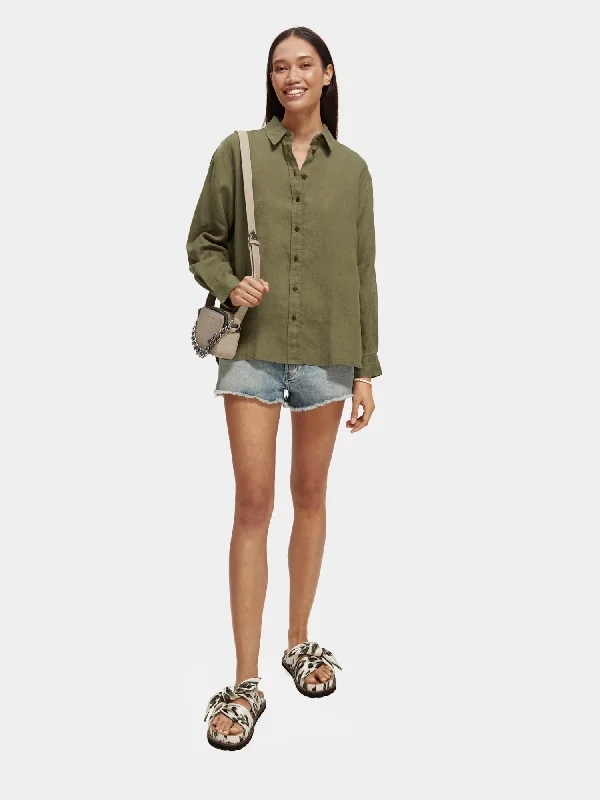 Oversized linen shirt