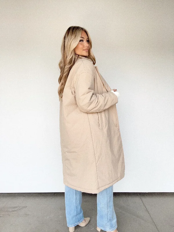 Oversized Puffer Trench Coat