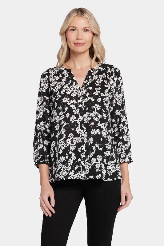 Pintuck Blouse - Stefania