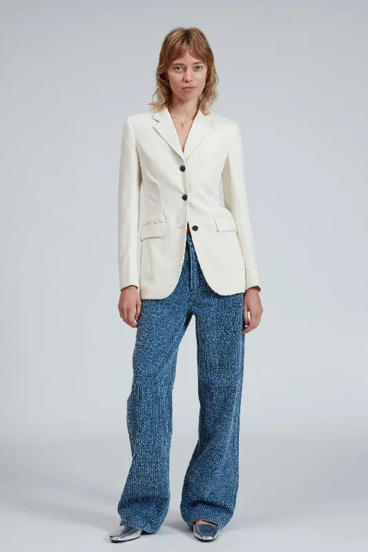 Rag & Bone Cadence Twill Blazer - Ivory