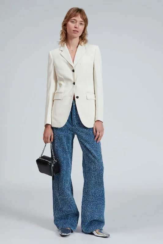 Rag & Bone Cadence Twill Blazer - Ivory