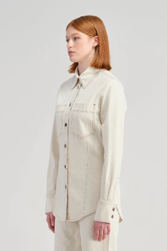 Robyn Denim Shirt Ecru