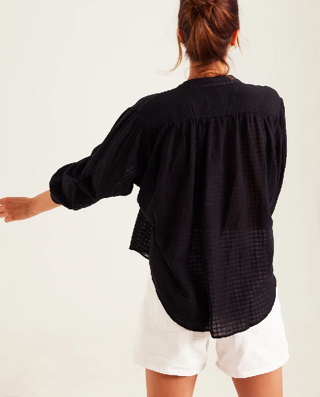 Sacrecoeur Lena Blouse Nero Noir