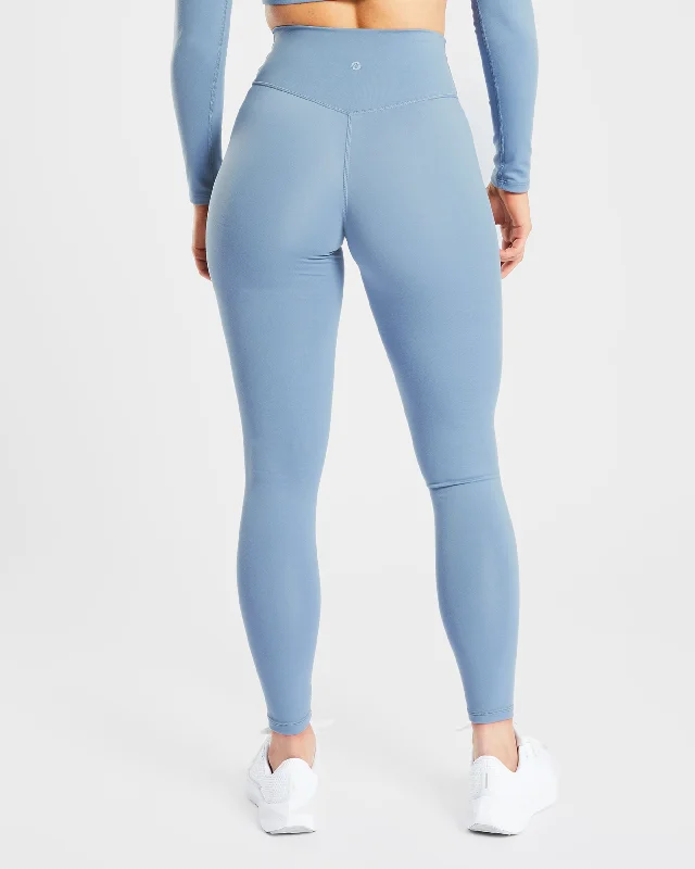 Staple Leggings - Slate Blue