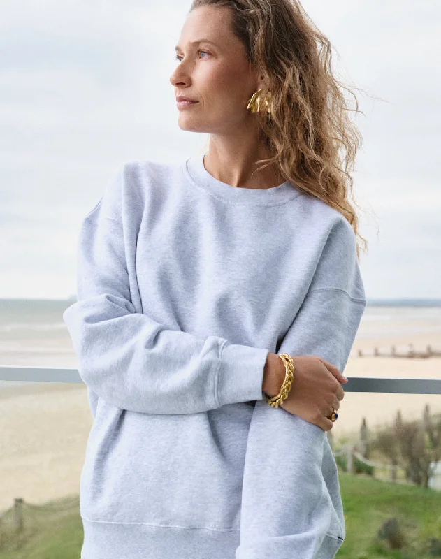 The Relaxed-fit SWEATSHIRT - Ice Grey