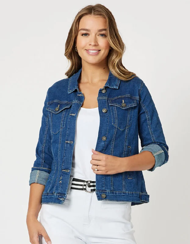 Threadz Denim Jacket Dark Denim