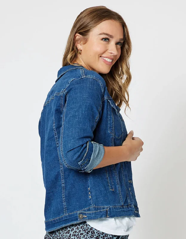 Threadz Denim Jacket Dark Denim