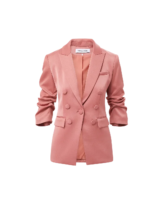 Tomi Satin Dickey Jacket