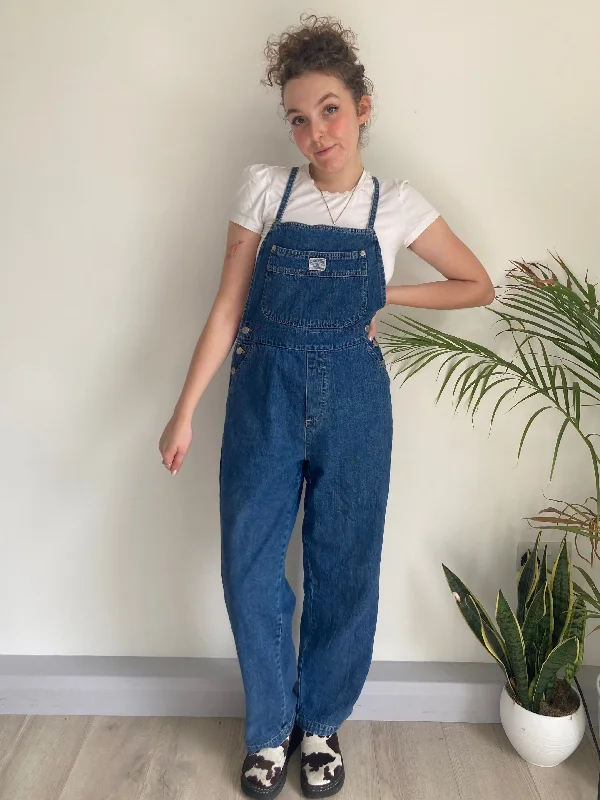 Vintage Tie Back Dungarees (M)