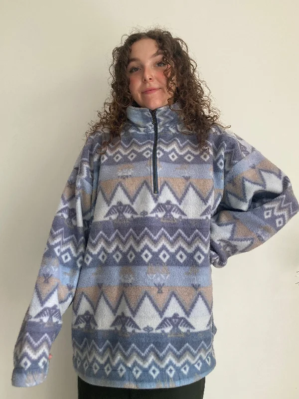 Vintage Grey Eagle Design Fleece (XXL)