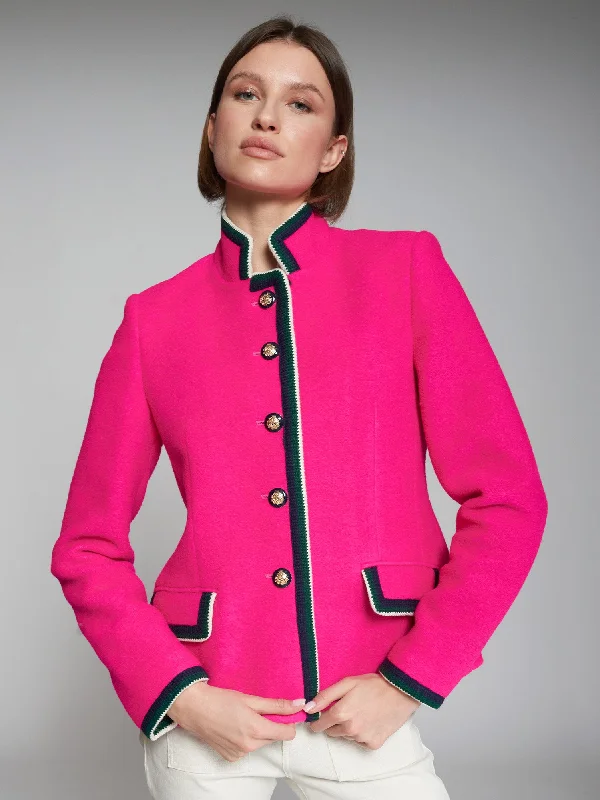 Vilagallo Pink/Black Army Style Jacket