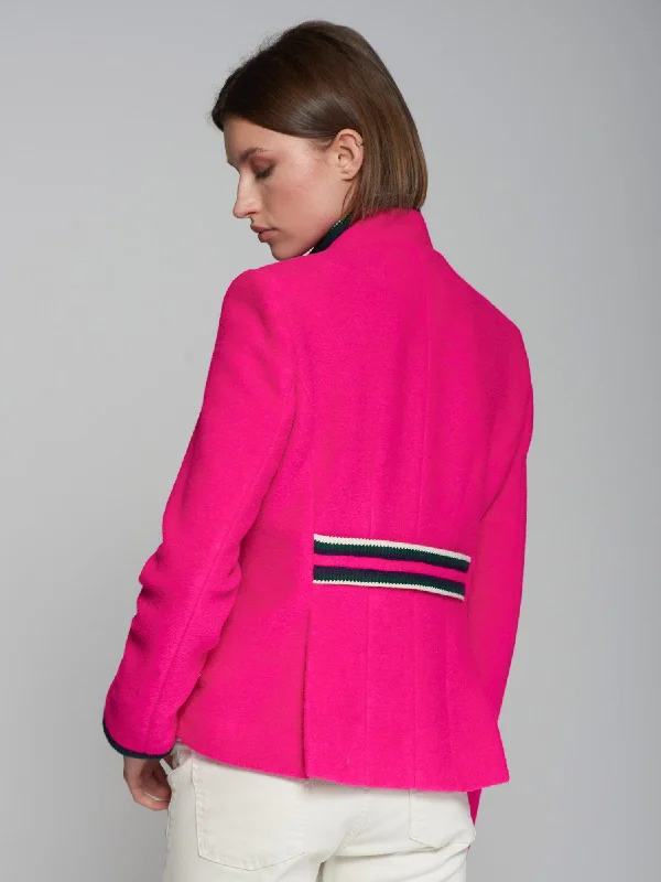 Vilagallo Pink/Black Army Style Jacket