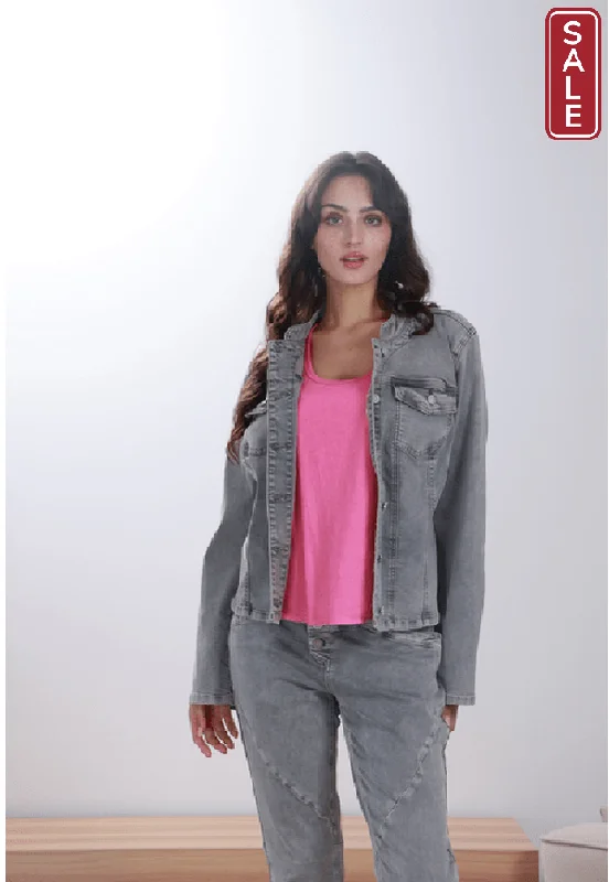 WL Denim Jacket*-washed grey