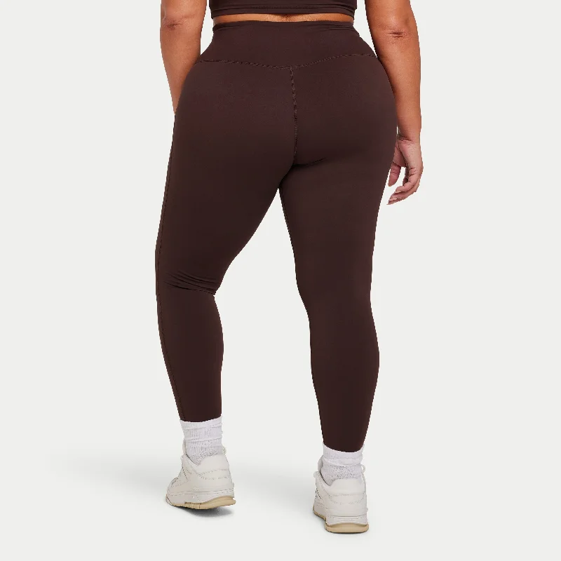 Womens Essential Legging - Slate Brown