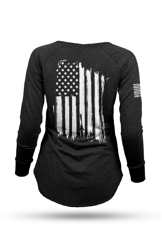 America - Women's Long-Sleeve Shirt