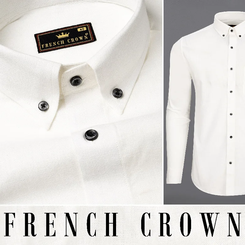 Desert Storm white Luxurious Linen Shirt